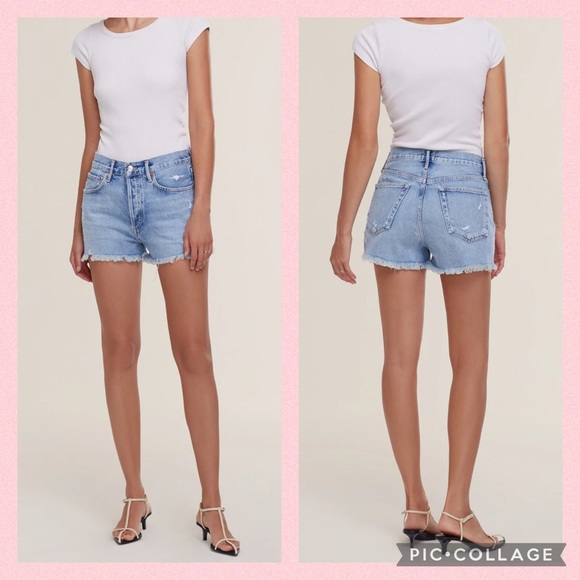 Agolde Parker Vintage Cut Off Short Swampmeet - Picture 3 of 11